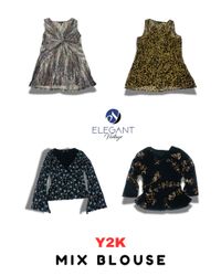 Y2K Mix Blouse - EV1820