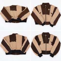 CR13737 Lot de vestes courtes Carhartt upcyclées