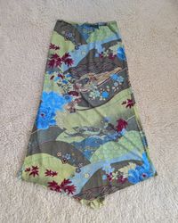 Women's Patterned and Layered Maxi Skirts