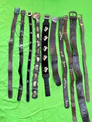 Y2k browns Leather Belts