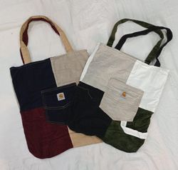 CR12822 Upcycled Carhartt Corduroy Bags
