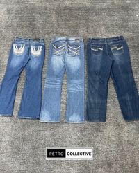 Y2K Embellished Bootcut / Flared Jeans - #220926