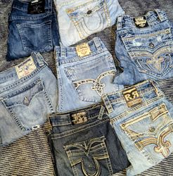 TRUE RELIGION ROCK REVIVAL MEN WEAR JEANS FLARE