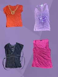Y2K half sleeves Tops
