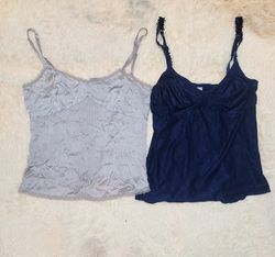 Premium Pack of 10 Women's Satin & Lace Camisole T..