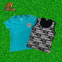 A.Y437 Harley Davidson baby tees