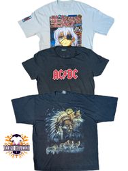 Vintage Music printed band T Shirt Y2K Graphic pri..
