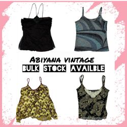 Y2K Fairy Sheer Lace Cami Top - Floral & Paisley V..