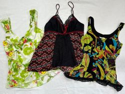 Y2K Spaghetti-Trägertop & Tanktop Bluse B#495