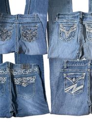 Jeans vaqueros acampanados Y2K para mujer con ador..
