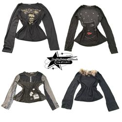 Y2k Nature Vibe Girl Full Sleeve Top B2F-119