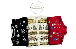 Y2k Christmas jumpers