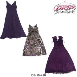 Women Purple Evening and Party Dresses (DS-10-410)