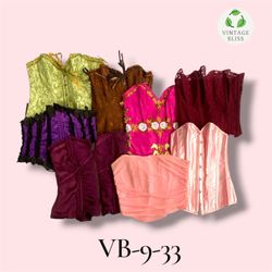Y2K Vintage Printed Colourful Corset – Trendy Wome..