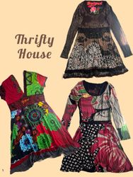 Y2K Printed Maxi Dresses(TH/843)