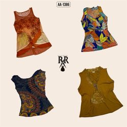 Y2k Earthy Tone Mix Tops (AA-1386)