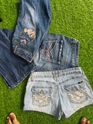 Y2K Jeans & other brands mini skirts & shorts 🩳 B..