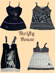 Y2K Dark Girly Cami Tops Collection(TH/602)