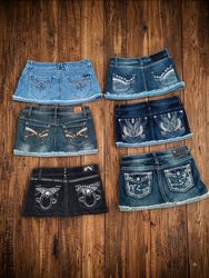Cute girl denim mini skirts (VM-153)