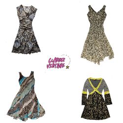 Women Printed Sleeveless Midi Dresses (CV-142)