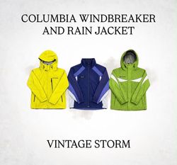 Columbia Wind Breaker And Rain Jackets