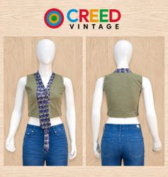 CR2291 UPCYCLED CARHARTT TIE-TRIM VEST