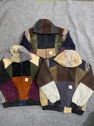Upcycled Carhartt Corduroy Hoodie