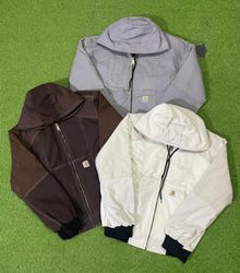 Upcycle Carhartt hoodie jacket