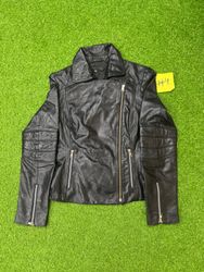 Y2k leather jackets  #4