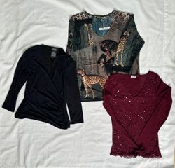 Y2K Haut à manches longues Blouse B # 431