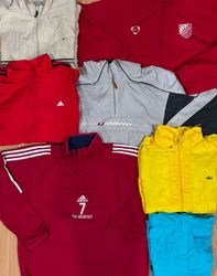 Mix branded track jackets
