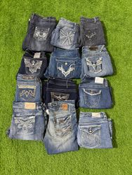 Yv1559 Women Denim Jeans 12P