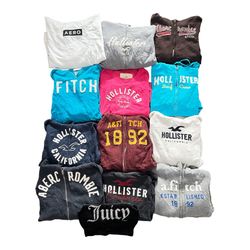 Abercomble and fitch hollister aeropostal juicy co..
