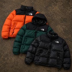 Authentic The North Face puffer jackets