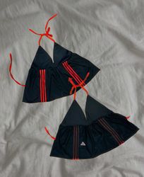 Upcycled Adidas Strap Halter Top