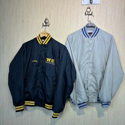 Vintage Satin Varsity and Windbreaker Jackets (FNC..