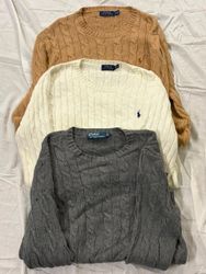 Ralph Lauren Cable Knit sweaters