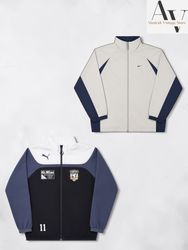 Mixed brand windbreaker