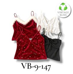 Y2k Backless Cami Tops 10 pieces