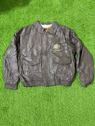 Yv1254 Vintage Leather and Suede Jackets 11P