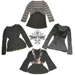 Y2K European Girl Grunge Full Sleeves Tops TY-098