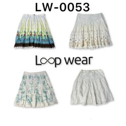 Y2K Boho Tiered Floral & Paisley Skirt