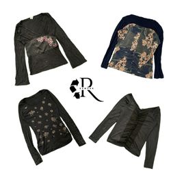 Y2K Unique Girl Printed Full Sleeve Tops RW-2545