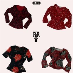 Y2k Romantic Current Mix Tops (AA-1684)