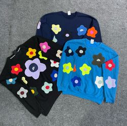 Upcycled Nike Flower Sweatshirt