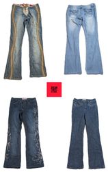 DESIGNER Y2K INSPIRED BOOTCUT JEANS