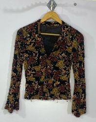 Y2k full sleeve blouse