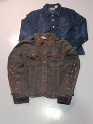 Jaqueta de Denim Y2K RV # 1723