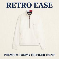 Premium Tommy Hilfiger 1/4 Zip Sweatshirts | REV#9..