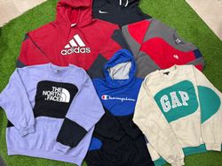 Upcycled Authentic  Mixed Brands Sweatshirts..